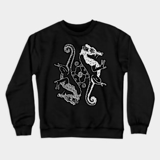 The 4 of Us shadowed yin Yang Crewneck Sweatshirt